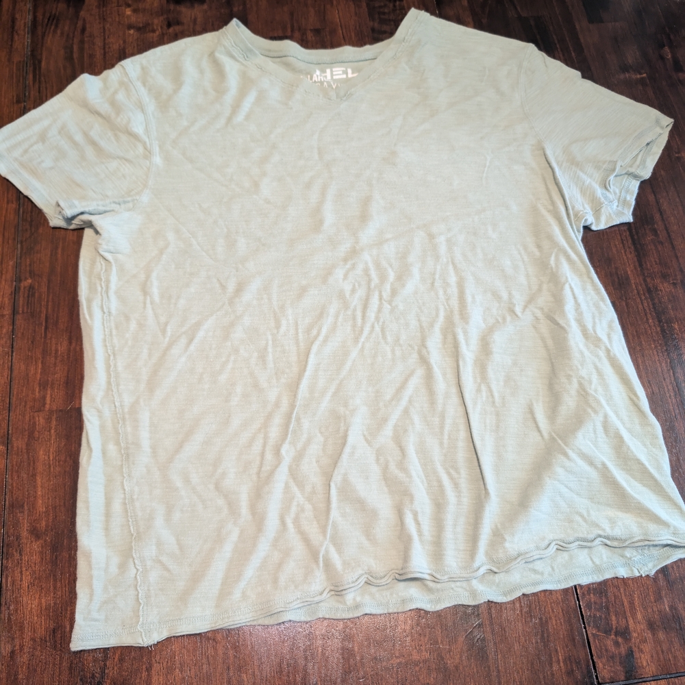 Helix Mint Green V-Neck Men's Tee